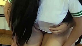 schoolgirl girlfriend filmed secretly banging doggystyle in classroom