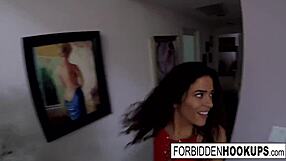 Food Delivery Pickup Leads To Hardcore Step-Siblings Banging