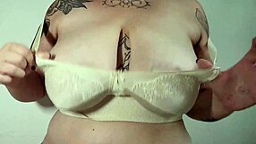 Playing with Saggy Tits While Sexy Sax Music Sets the Naughty Mood.