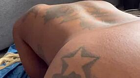 blonde babe having fun with big cock and blowjob