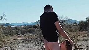 Blonde Wife Gets Rough Facial in Public Car Sex