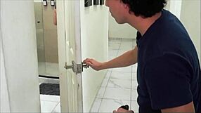 Latina milf with big ass drains cum from monster cock