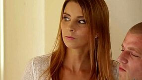 Teen Babe With Big Tits Gets Black Cock Cumshot In Anal POV