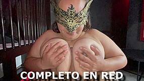 Russian Whore Performs Blowjob and Titjob with Her Big Tits