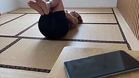 My Horny Girlfriend Is Tied Up In The Garage And Punished With A Vibrator 😈