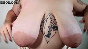 Playing with Saggy Tits While Sexy Sax Music Sets the Naughty Mood.