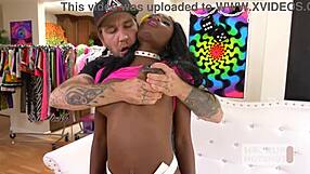 Beautiful black hooker kandie monaee lets white boy fuck her