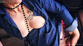 i'm a horny housewife fingerin' my big hairy pussy and moanin' on webcam