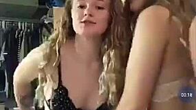 Hot girls having fun with friends