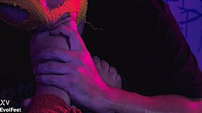 Candle Wax Play on Tied Feet, So Hot!