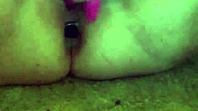 wow! fat bbw inserts anal plug and masturbates with g-spot vibrator to squirt!