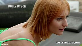 i enjoy dolly dyson in anal threesome with shaved pussy and cum on ass