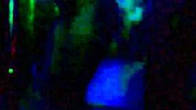 Trav's Ebony Outdoor Striptease in Lingerie with Clothes Ripped