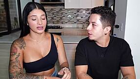 My friend's husband pounds my pussy hard while she's cooking - Sara Blonde