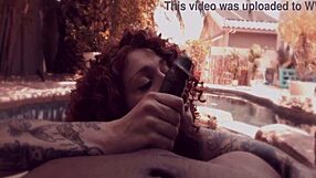 Olivia gardens fucks bbc at pool