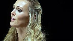 Medieval blonde and brunette babes from Game of Bones devour each other's wet slits.