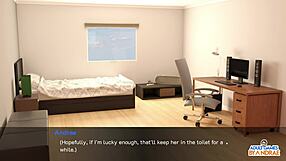 Ellie gets her ass fucked with creampie in BDSM scene