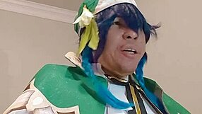 Asian cosplayer gives venti address