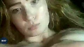 Sexy blonde teen with big ass sucking her friends