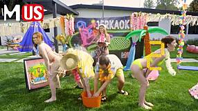 Jerkaoke Summertime Orgy with Madison Morgan and Rosalyn Sphinx