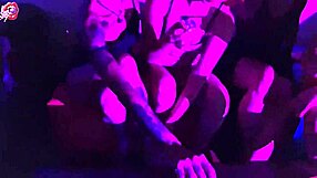 4 girls worship feet while smoking.