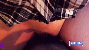 watch me fuck my friend's shaved pussy and cum inside?