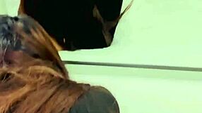 Wow, fucking my wife in her dress, heels, and lace panties!