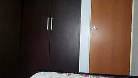 Hot stepmom bangs stepson after work! What a crazy taboo ride!