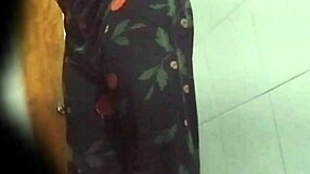 Spying Colombian Stepmother Shaving Pussy.