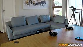 Busty African Dancer's Wild Audition Side