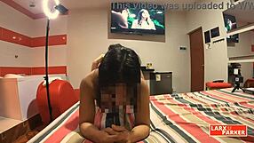 perla moans during room casting cunilingus in doggystyle