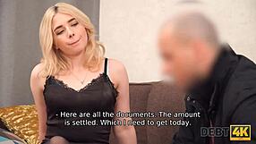 Russian teen gets fucked by debt collector in HD