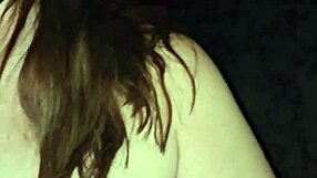 Big white woman says, Sit on cock and moan.