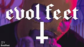 Candle Wax Play on Tied Feet, So Hot!