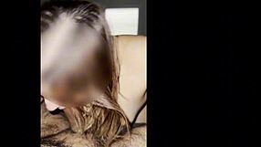 Raw doggystyle fucking of big booty latina with deepthroat