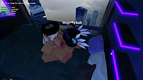 Horny roblox boy fucks step sister in missionary