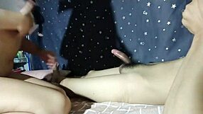 Studentă frumoasă în uniformă japoneză primește creampie, Vai de mine!