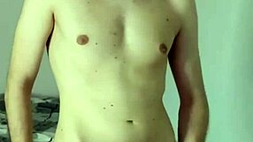 huge cum orgasm from masturbation on webcam in bedroom, amateur homemade