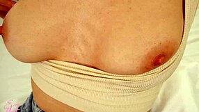 virgin stepsister eva myst begs to rub cock on hairy pussy 😏