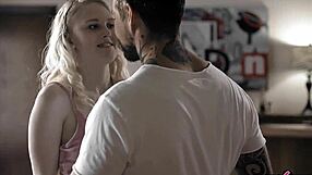 Blonde Virgin Teen 18+ Lies About Her Virginity While Giving Blowjob To Guy