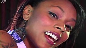 Purple Blossom introduces herself in a casual interview setting