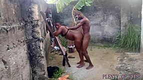 Close up and personal: Big black cock in Africa