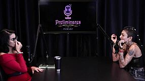 caroleta undresses after talk!