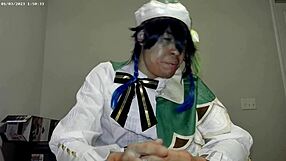 Asian cosplayer gives venti address