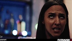 Black Girl Feels Intense Double Penetration