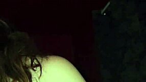 Big white woman says, Sit on cock and moan.