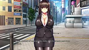 Tenioha met Mami deel 3 kantoor scène grote tieten