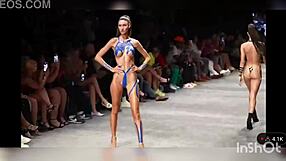 hey, check out this swim suit runway with black tape edition, so sexy!