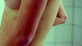 Handheld Shower Causes Multiple Orgasms for Blonde Teen Valentine