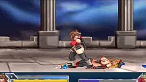 final fuck in hentai game with ninja warrior creampie